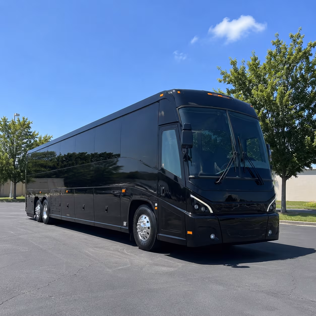 reading 56 passenger charter bus