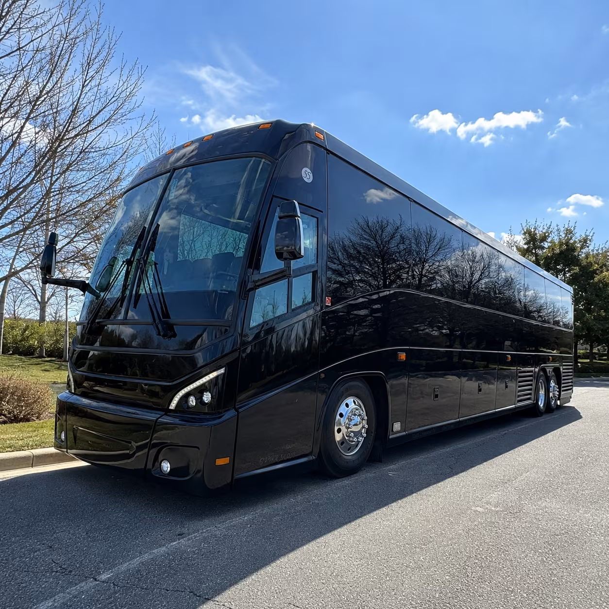 reading convention charter bus rental