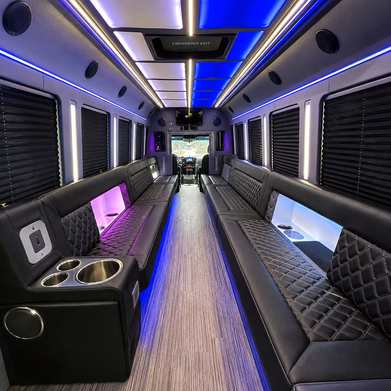 reading holiday party bus rental
