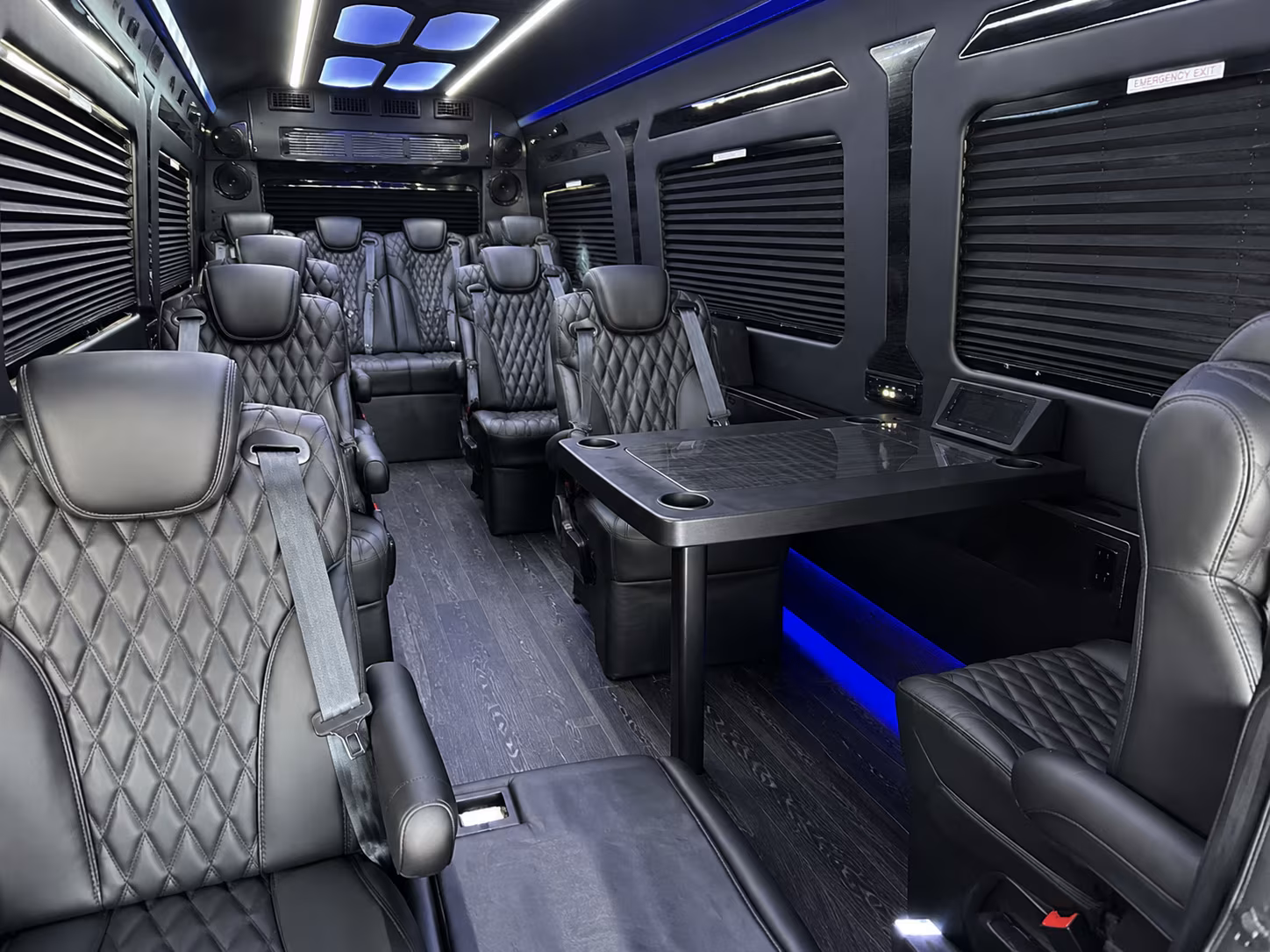 reading prom transportation onboard seating