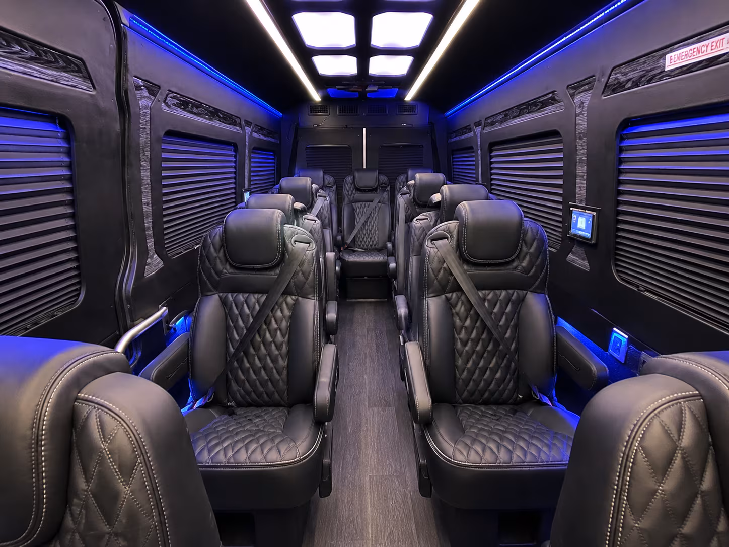 reading sprinter van with driver interior