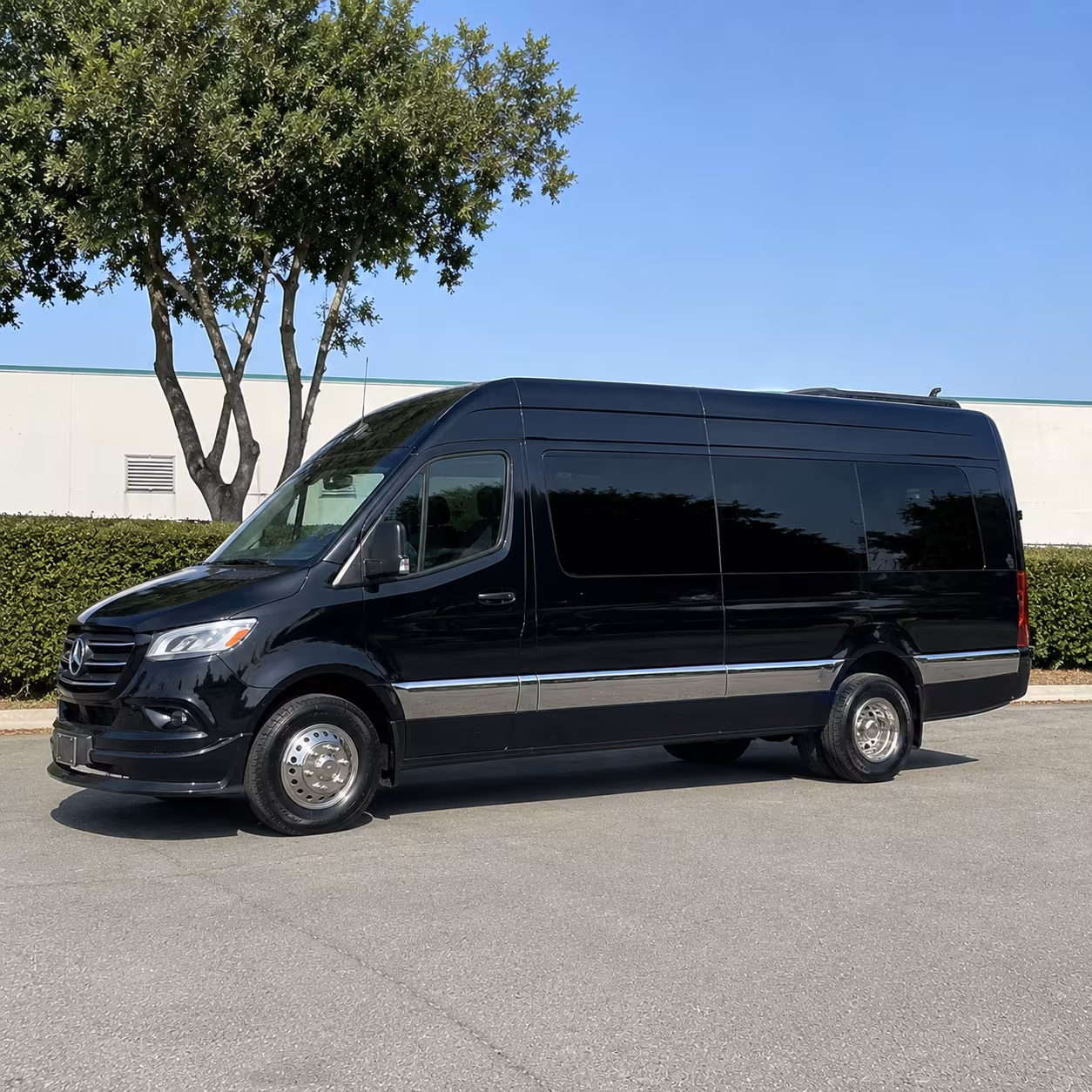 reading sprinter van with driver