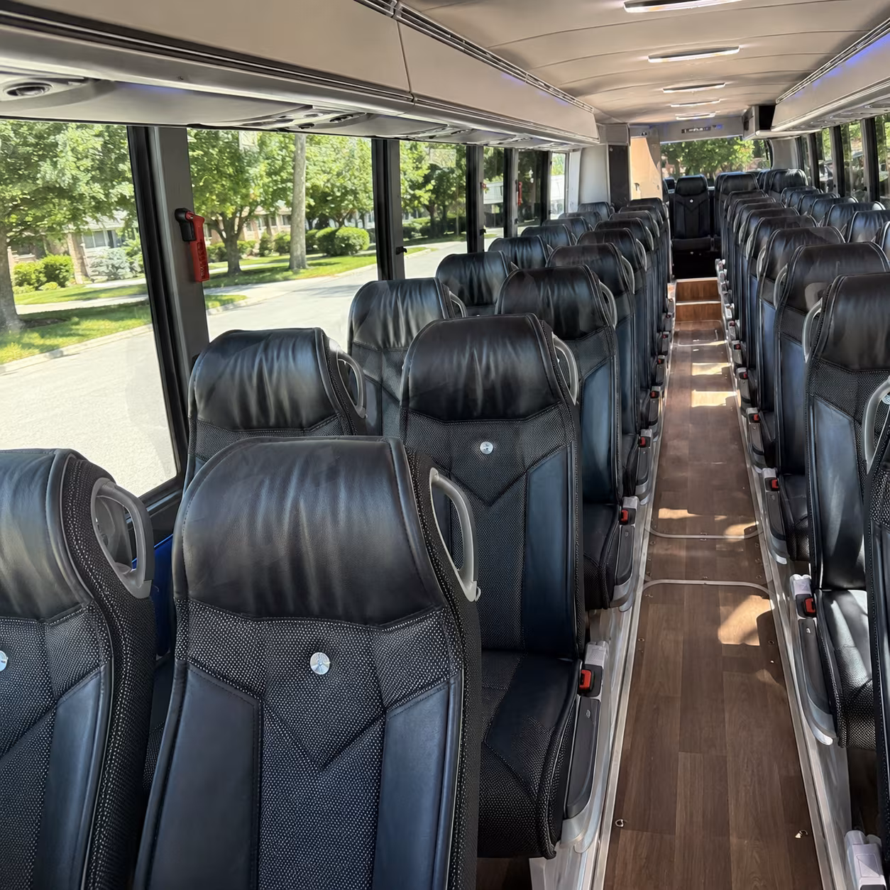 reading wine tour transportation onboard seating